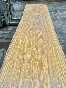 Tabla de Madera de Teca Africana con Vetas Naturales y Borde Natural - Mesa de Madera Sólida de Lujo para Interiores Opulentos - Product Image 4