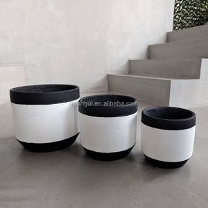 <b>Light</b> Concrete Flower Pots Cement Planter Pots for Home & Garden Flower Plant - Product Image 5