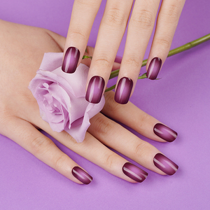 Huizi biểu tượng tùy chỉnh 3D bán chữ<span class=keywords><strong>a</strong></span> khỏi UV Gel Nail Strips 20 nhãn dán giấy đánh bóng Dải móng tay - Product Image 4