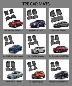 Alfombrillas delanteras y traseras para coche, esteras de Tpe para Jeep compass, conducción a la derecha, Material de TPE de alta calidad, <span class=keywords><strong>2017</strong></span> - Product Image 6