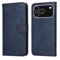 Étui portefeuille à rabat multifonction en cuir antichoc pour iPhone 18 Pro Max 17 16 15 14, coque de protection type livre