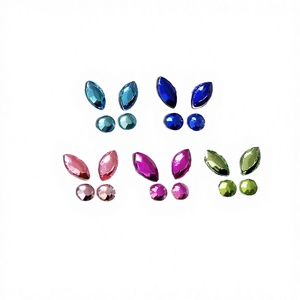 1 Bolsa de Gemas Dentales Brillantes de Diamante de Imitación con Corte de Pera, Tratadas Termicamente, Sin Plomo, Material Dental, Sets de Mariposas, Cristal - Product Image 4