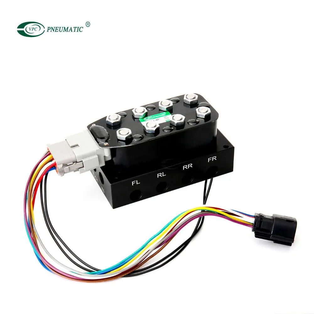 Aria Motore 250psi block collettore Solenoide elettrico Valvola per Air Ride Sospensione