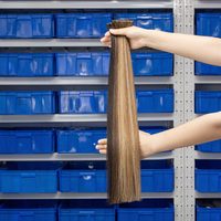 Nouvelle Arrivée - Extensions de Cheveux Humains Genius Seamless Double Drawn Couleur Balayage avec Cuticules Vierges