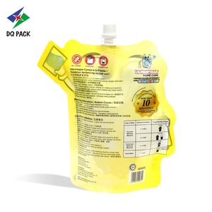 DQ PACK Bolsa de embalagem para embalagem de embalagem de líquido e recheio com impressão personalizada, saco de embalagem para amaciante de roupa e detergente - Product Image 3