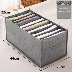 Organizador de ropa para armario, <span class=keywords><strong>cajones</strong></span> de almacenamiento de ropa comprimida, caja organizadora de ropa interior - Product Image 4