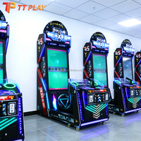 Machine de tir d'arcade 4D Alien avec pistolet laser en métal et bois pour divertissement intérieur, avec WiFi