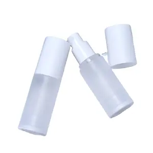 In Stock 15ml 20ml 30ml 50m 80ml 100ml Clear Frosted Matte Airless Spray Bottles Airless Pump Lotion Bottles Skin Care With Lid