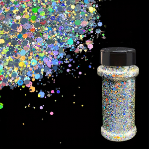 Poudre pailletée pour animaux <span class=keywords><strong>de</strong></span> compagnie Fluorescent Chunky Glitter Matte Mix Non Toxique Artisanat Artisanat Arts Décorations Glitter Warehouse - Product Image 5