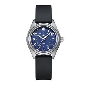 Montre sport pour femme de petite taille, mouvement à quartz, bracelet en cuir/silicone, boîtier personnalisé, aiguilles lumineuses - Product Image 2