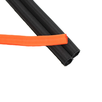 Gaine tressée en polyester multifilament, résistante à la chaleur, ignifuge, certifiée -94, tension nominale 600V, enveloppe tissée
