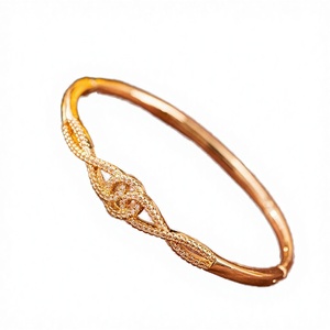 BEIVER 2025 New Fashion Luxury Gold Plated <b>Crystal</b> Bangle Women Unique Design Couple <b>Bracelet</b> Simple Trendy Brass Jewelry - Product Image 3