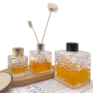 Botella Difusora de Vidrio Vacía de 50 ml, 80 ml, 200 ml, Ambientador, Ecológica, Reciclable, con Tapa de Rosca, Difusor de Perfume, Aroma - Product Image 1