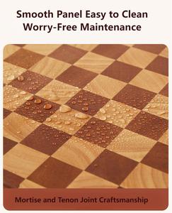 Tagliere da <span class=keywords><strong>Cucina</strong></span> Rinforzato con Spremitore, Blocco di Taglio in Legno di Gomma per Ristorante, per Verdure e Bistecche - Product Image 5