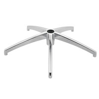 Meubles de bureau en aluminium, chaise complète à base chromé, pièces pour machine