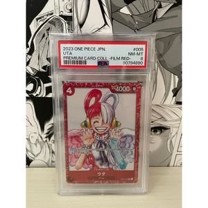 Juego de Cartas One Piece, Colección Premium UTA, Film Red P-033, PSA8, Material de Papel Estándar - Product Image 2