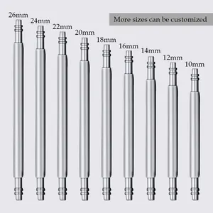 JUELONG Stainless Steel Watch Pin Link 16,18,19,20,21,22,23,24or 26mm Spring Bar