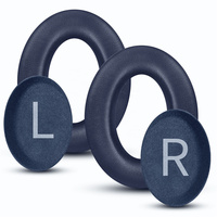 Almohadillas de repuesto de cuero proteico para auriculares Bose QC45 SpaceEarpads con aislamiento de espuma para auriculares