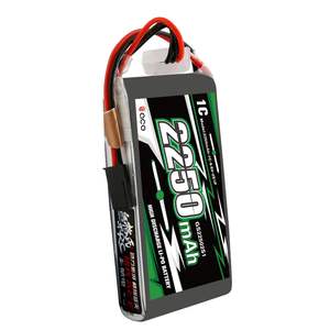 Batería Gens Ace LiFe Signal de 2250mAh 6.6V 2S 2S1P, 98g, Personalizada con Conector BBL1 Futaba 3P para Control Remoto 14SG 4PLS T8J - Product Image 1