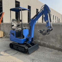 Mini-excavatrice sur chenilles, garantie 1 an, composants Hengli, moteur et pompe haute efficacité