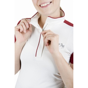 TD Equine Couture da donna Magda Equicool camicia da esposizione a maniche corte per l'equitazione