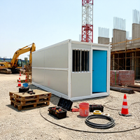 Maison préfabriquée pliable longue durée de vie, conteneur extensible, salle d'activités, bâtiment modulaire prêt à l'emploi