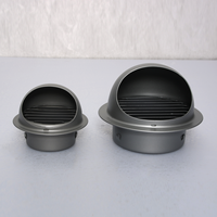 Capot d'évacuation d'air mural en acier inoxydable 304, capot de ventilation, capot d'évacuation de la pluie, résistant à la rouille, ventilation extérieure