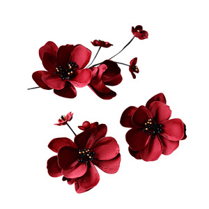 Diadema de Flores Tridimensional Minimalista de Estilo Francés Original, Juego de Diademas Blancas <span class=keywords><strong>para</strong></span> Novia, Accesorios <span class=keywords><strong>para</strong></span> Fotos de Boda - Product Image 5