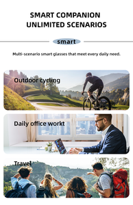 <span class=keywords><strong>Gafas</strong></span> de Audio Inteligentes A02 con Diseño Abierto, BT5.3, Carga Magnética, Llamadas Manos Libres, Lentes Reemplazables, <span class=keywords><strong>Gafas</strong></span> de Sol, Resistentes al Agua IP68 - Product Image 5