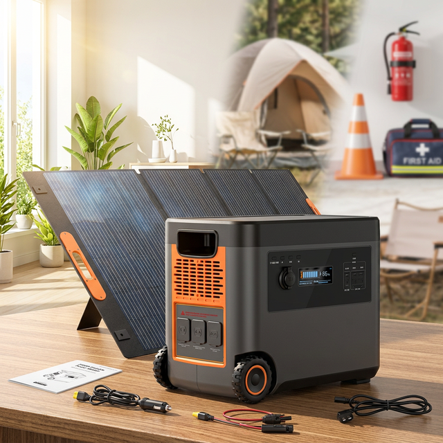 3000 Watt Power Station 5000w 10000w Lifepo4 Solar Energy System Portable Power Station Solar Generator 2500w EU Stock Camping