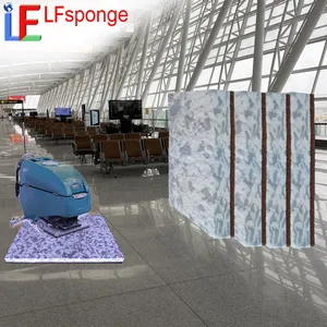 Tampone per la pulizia dello scrubber per pavimenti aeroportuali da 14*24 pollici prodotti europei ad alta richiesta tamponi per pavimenti in marmo melaminico combinato quadrato
