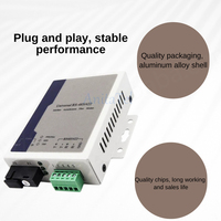 Convertidor de Medios de Fibra Óptica Bidireccional SC 485, Transceptor de Fibra Óptica RS485, Transceptor Óptico TCP 1000m Monomodo