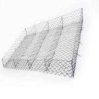 Caja de Gabiones Galvanizada de Alta Resistencia para la Construcción de Muros de Contención |   Malla de Alambre Hexagonal con Recubrimiento de Zinc de Alta Resistencia para Jaulas de Piedra