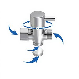 Combo de Ducha y Bañera 2 en 1, Cabezal de Ducha de Alta Presión con Extensión, Modelo 96622982-a988-42eb-8bbe-1de4d92b188b - Product Image 1