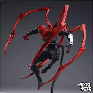 Nuova Action Figure di <span class=keywords><strong>Spider</strong></span>-<span class=keywords><strong>Man</strong></span> MessToys in PVC Scala <span class=keywords><strong>1</strong></span>:12 Confezione Originale Nero Rosso Giocattolo Regalo per Bambini - Product Image 4