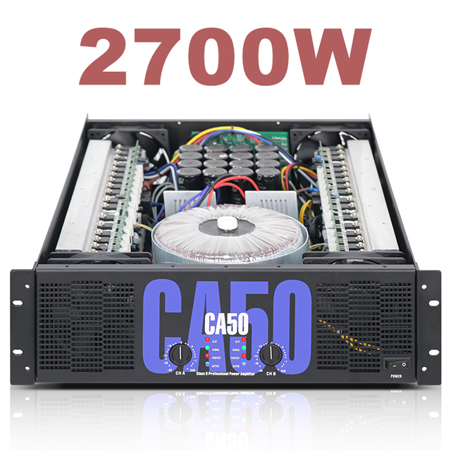 High Professional Power Amplifier OEM/ODM CA Series 3U Audio Sound Standard CA50 2700 Watts