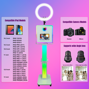 Station de Selfie Portable pour Événements Locaux aux États-Unis, <span class=keywords><strong>Location</strong></span> de Photobooth, Machine Photobooth avec iPad et Appareil Photo Reflex Numérique - Product Image 5