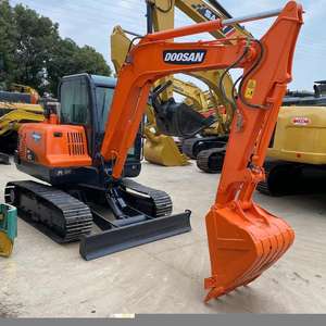 Mini Excavadora hidráulica sobre orugas DOOSAN DX60 6TON, máquina de origen coreano usada, gran oferta, Motor DOOSAN Yanmar, buen núcleo de excavadora - Product Image 3