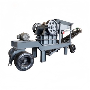 Large Mobile Jaw Crusher Stone Crushing <b>Machine</b> Construction Waste Sand Making Crusher River Pebble <b>Mining</b> Equipment - Product Image 1