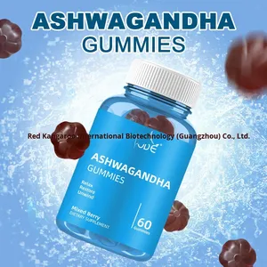 Goma de Ashwagandha exclusiva transfronteriza, 60 piezas, stock de fábrica con ginseng y vitamina <span class=keywords><strong>D</strong></span>, caramelos de goma para dosificación para adultos - Product Image 2