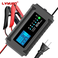 Chargeur de batterie 10A 5A 12v 24v universel multi-rechargeable pour batterie automobile
