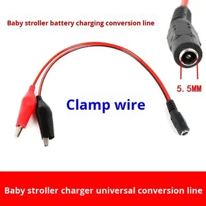 Cable <span class=keywords><strong>de</strong></span> carga y prueba <span class=keywords><strong>de</strong></span> batería con clip <span class=keywords><strong>de</strong></span> batería macho y hembra <span class=keywords><strong>de</strong></span> CC rojo y negro a cable <span class=keywords><strong>de</strong></span> cocodrilo <span class=keywords><strong>para</strong></span> cargador <span class=keywords><strong>de</strong></span> coche - Product Image 2