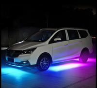 Lumières LED 12V pour voiture, bande lumineuse flexible pour châssis, éclairage de marche, éclairage décoratif sous le châssis, système d'éclairage sous le carrosserie