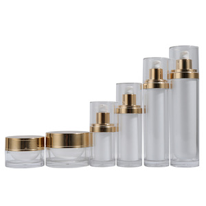 Botella de Loción Acrílica Pomeranian de 30g 50g, Juego de Envases Cosméticos Dorados, Dispensador, Botella para el Cuidado de la Piel - Product Image 5
