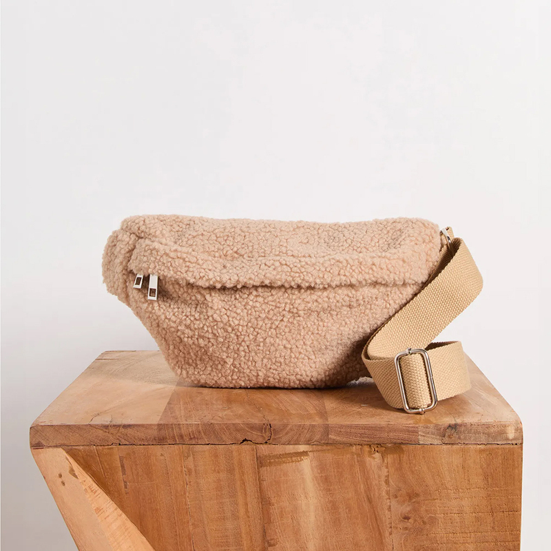 Wholesale Teddy Fleece Crossbody Belt Waist