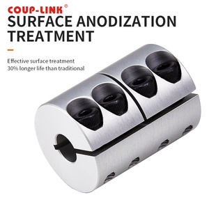 Kopler poros penjepit baja tahan karat kopling kaku tautan untuk mesin <span class=keywords><strong>CNC</strong></span> konektor Motor Stepper Servo printer 3D - Product Image 5