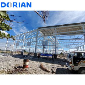 50x80 tòa nhà kim loại kho đúc sẵn hệ thống khung thép với tấm bê tông để bán - Product Image 2