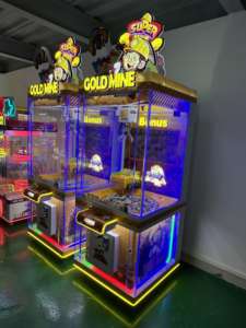 Máquina <span class=keywords><strong>de</strong></span> garra <span class=keywords><strong>de</strong></span> grúa certificada CE, <span class=keywords><strong>mina</strong></span> <span class=keywords><strong>de</strong></span> <span class=keywords><strong>oro</strong></span>, Arcade interior, canje <span class=keywords><strong>de</strong></span> monedas, entretenimiento <span class=keywords><strong>de</strong></span> Metal, 1 año para entretenimiento - Product Image 3