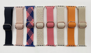 Série de bracelets en <span class=keywords><strong>tissu</strong></span> 11 10 8 7, <span class=keywords><strong>bracelet</strong></span> boucle tressée, <span class=keywords><strong>bracelet</strong></span> en nylon, <span class=keywords><strong>bracelet</strong></span> solo <span class=keywords><strong>tressé</strong></span> pour Apple Watch Ultra 3, bracelets de <span class=keywords><strong>montre</strong></span> réglables - Product Image 6