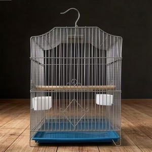 2026 Wholesale Sturdy Metal Bird <b>Cages</b> Portable Space-Saving Home Breeding <b>Cage</b> - Product Image 1